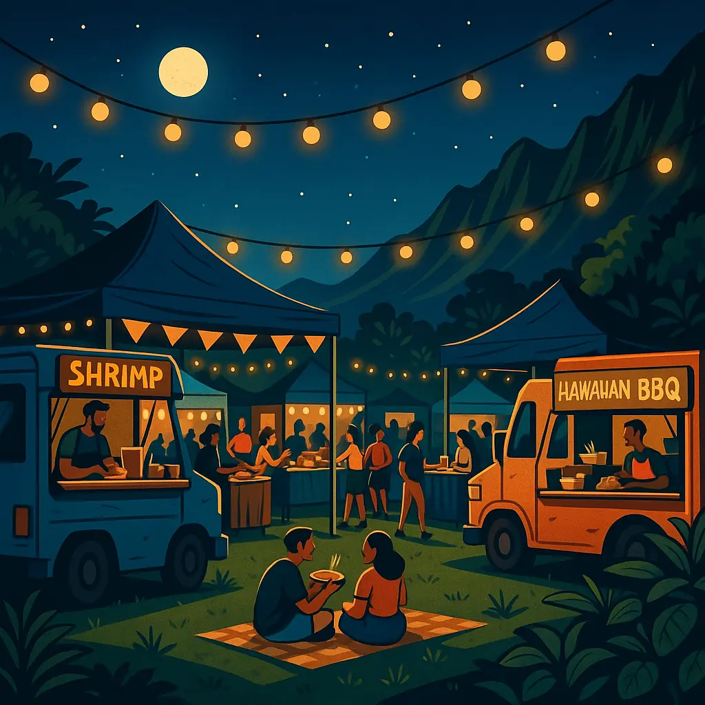 Bayview Night Market: Local Food, Art & Community in Windward Oʻahu