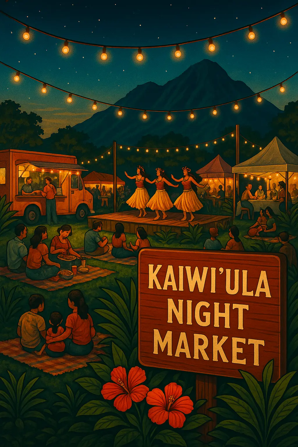 Kaiwiʻula Night Market: Community, Food & Family Fun in Honolulu