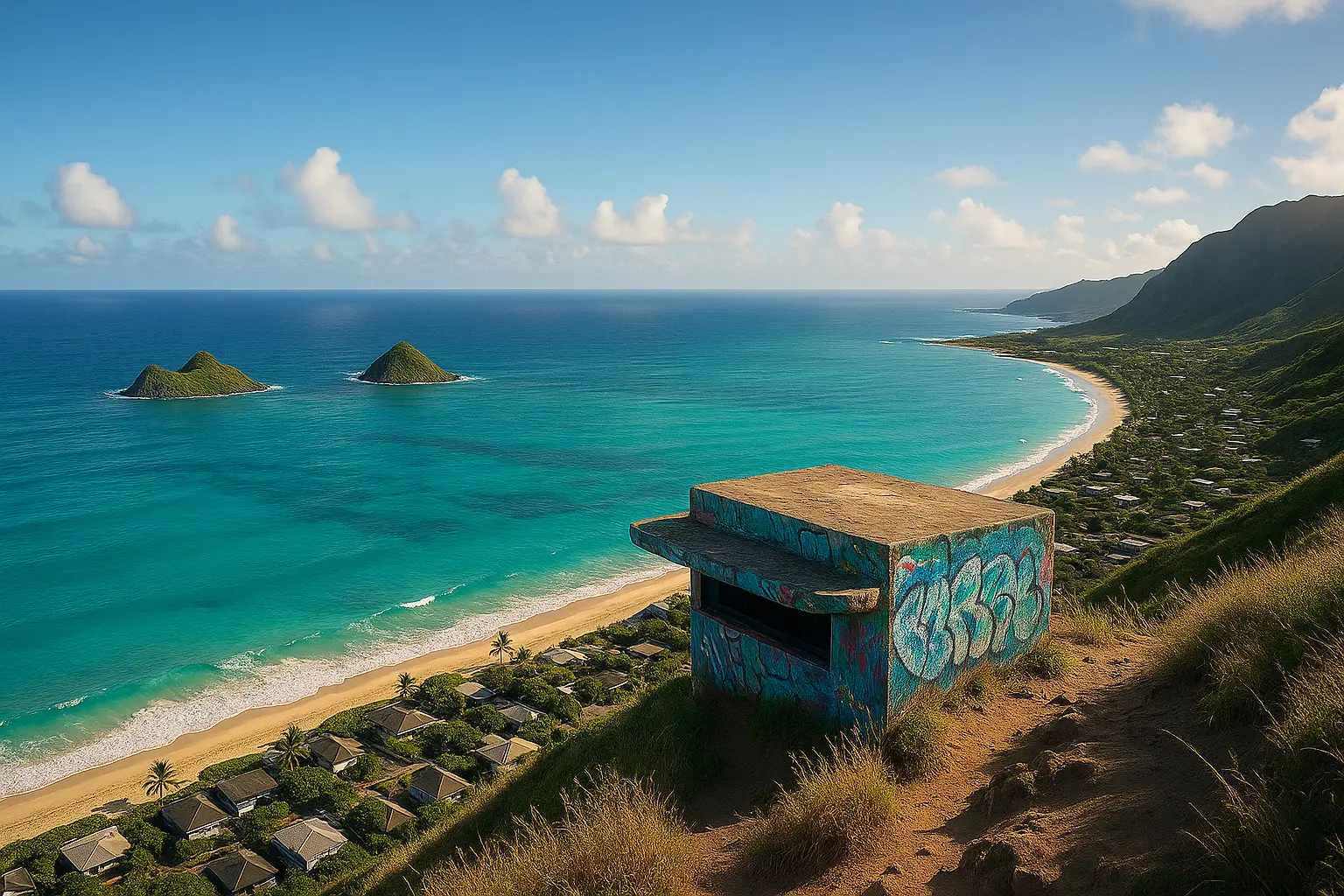 Lanikai Pillbox Trail: A Short Ridge Hike with Panoramic Views of the Windward Coast