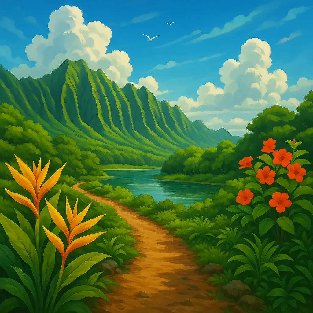 Hōʻomaluhia Botanical Garden: Peaceful Nature and Mountain Views in Kāneʻohe